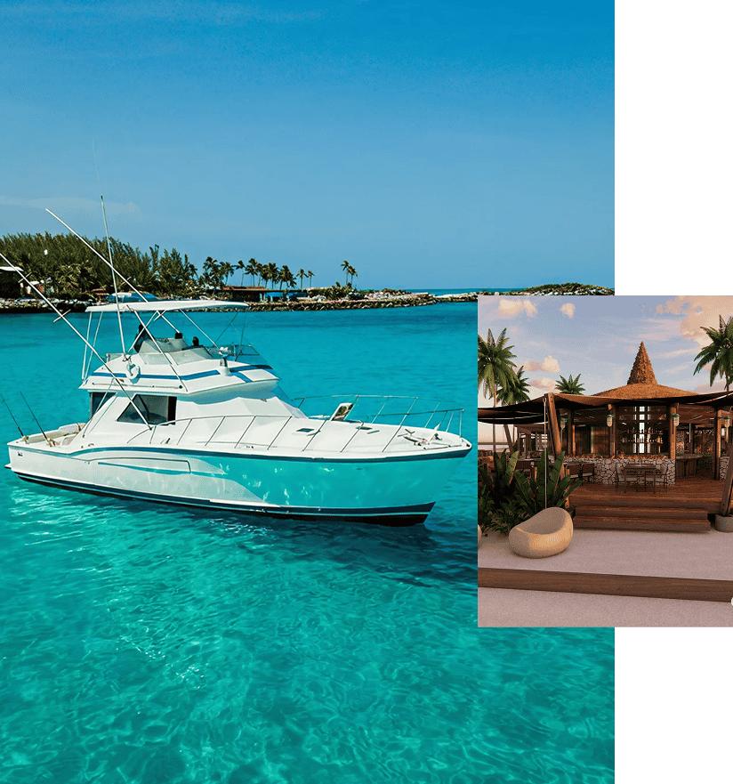 Arriving At Vital Shores - Vital Shores, Berry Islands, Bahamas Boutique Resorts Arriving At Vital Shores