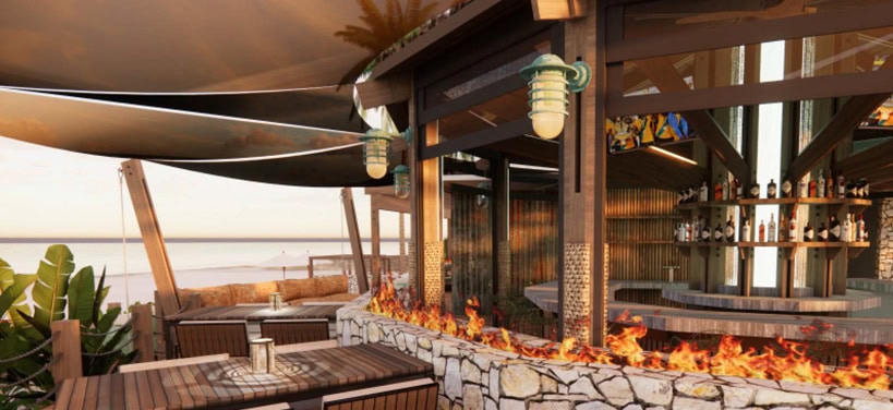 Vital Shore outside Bar Area